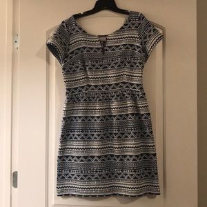 eShakti Aztec Print Dress, worn twice